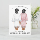 Ben je mijn matron van eer? Meisjes in Robes Inv Kaart (Staand voorkant)