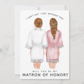 Ben je mijn matron van eer? Meisjes in Robes Inv Kaart (Voorkant)