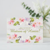 Ben je mijn matron van erge roze roze flora? (Staand voorkant)