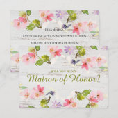 Ben je mijn matron van erge roze roze flora? (Voorkant / Achterkant)