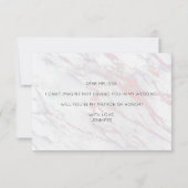 Ben je mijn matron van Honor Pink en Gray Marbl? (Achterkant)