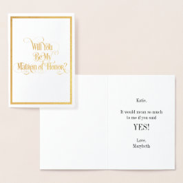 Ben je mijn matroos van de goudoliekaart? folie kaarten