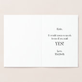 Ben je mijn matroos van de goudoliekaart? folie kaarten (Binnen)