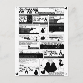 Ben je mijn pinguïn? uitnodiging briefkaart