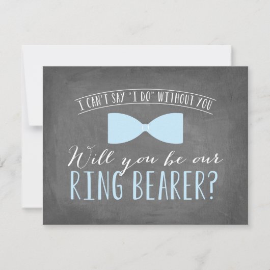 Ben je mijn Ring Bearer? | Groomsmannen Kaart (Voorkant)