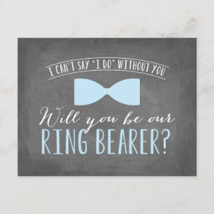 Ben je mijn Ring Bearer?   Groomsmannen Kaart