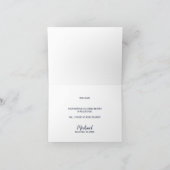 Ben je mijn Ring Bearer? Modern Navy Blue (Binnen)