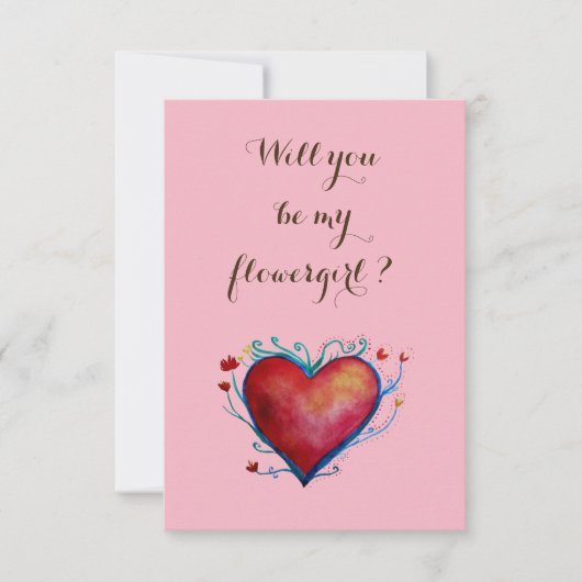 Ben je mijn roze briefkaart van de roze bruidsmeis (Voorkant)