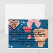 Ben je mijn valentijn? briefkaart (Voorkant / Achterkant)