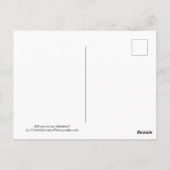 "Ben je mijn Valentijn?" briefkaart (Achterkant)