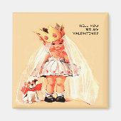 Ben je mijn Valentijn?  kunst Magneet (Voorkant)