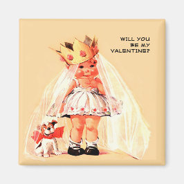 Ben je mijn Valentijn? kunst Magneet