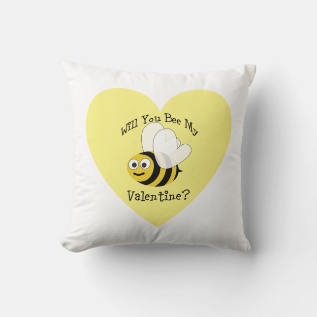 Ben je mijn Valentijn? Kussen (Voorkant)