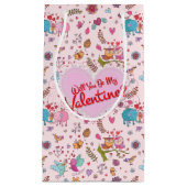 Ben je mijn Valentijn? Kute Animals in Love Klein Cadeauzakje (Voorkant)