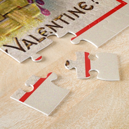 Ben je mijn Valentijn? Legpuzzel (Zijkant)