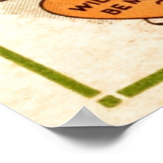 Ben je mijn Valentijn? Poster (Hoek)