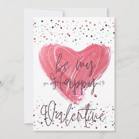 Ben je mijn valentijn? Valentijnsdag kaart? Bedankkaart (Voorkant)