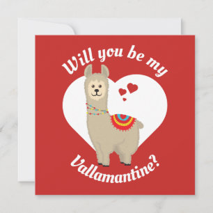 "Ben je mijn Vallamantine?" Llama Valentijns