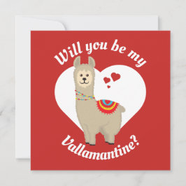 "Ben je mijn Vallamantine?" Llama Valentijns