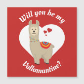 "Ben je mijn Vallamantine?" Llama Valentijns (Voorkant)