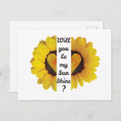 Ben je mijn zonneschijn? briefkaart (Voorkant / Achterkant)