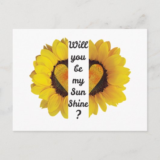 Ben je mijn zonneschijn? briefkaart (Voorkant)