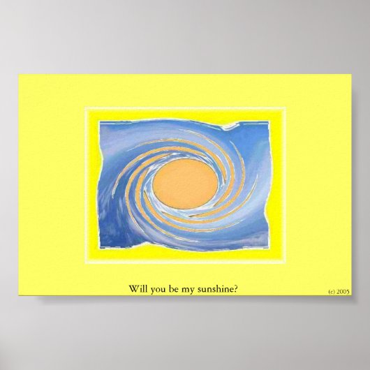 Ben je mijn zonneschijn? poster (Voorkant)