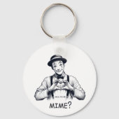 Ben je mime? sleutelhanger (Voorkant)