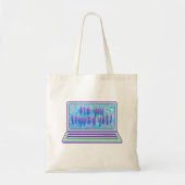 Ben je nog steeds holografisch bezig? tote bag (Voorkant)
