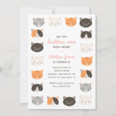 Ben je nu aan het kat-meisje-verjaardag? kaart (Voorkant)