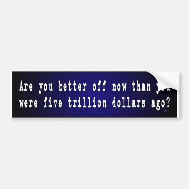 Ben je nu beter af... bumpersticker (Voorkant)