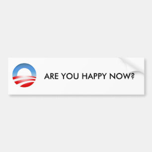 Ben je nu blij bumpersticker
