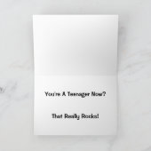 Ben je nu een tiener? Dat is echt Rocks! Kaart (Binnen)