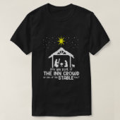 Ben je onderdeel van Inn Crowd of stabiele kerst? T-shirt (Design voorkant)