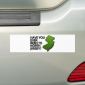 Ben je ooit in Noord-Jersey geweest? Bumpersticker (Op auto)