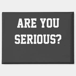 Ben je serieus? magneet