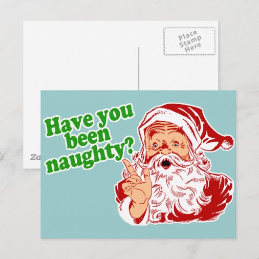 Ben je stout geweest? briefkaart (Voorkant / Achterkant)