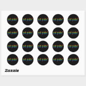 Ben je trots? ronde sticker (Vel)