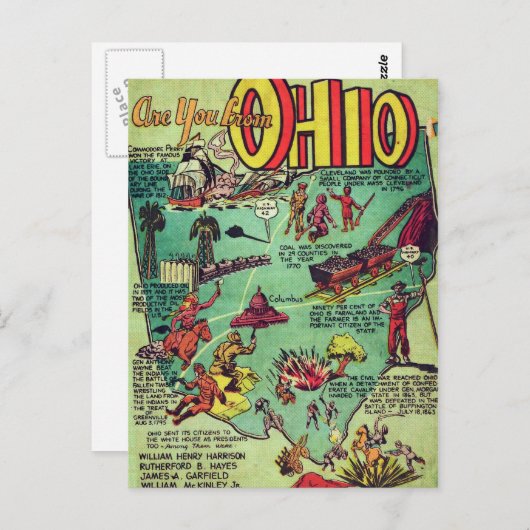 Ben je van Ohio? Briefkaart (Voorkant / Achterkant)