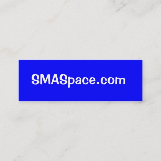 Ben je verbonden? mini visitekaartje (Voorkant)