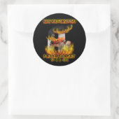 Ben je vergeten ronde sticker (Tas)
