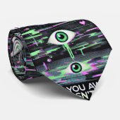 👔 "Ben je wakker?" Weirdcore Stropdas 👔 (Opgerold)