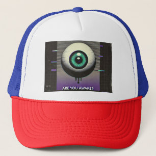 🧢 "Ben je wakker?" Weirdcore Trucker Hat 🧢 Pet