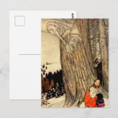 "Ben je warm?" Fairy Art beroemd gemaakt door Arth Briefkaart (Voorkant / Achterkant)