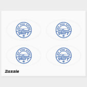 Ben je zelfs drift? ovale sticker (Vel)