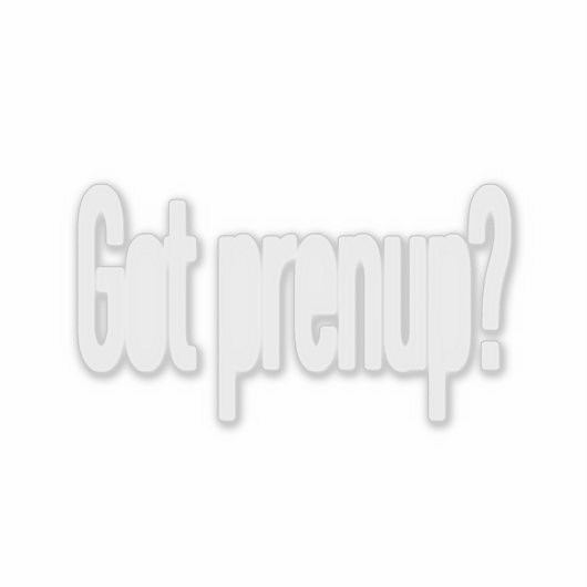 Ben je zwanger? (wit) sticker (Voorkant)