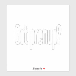 Ben je zwanger? (wit) sticker