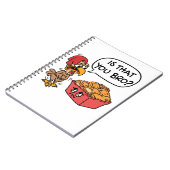 Ben jij Bro? Funny Chicken Nugget Notitieboek (Linkerzijde)
