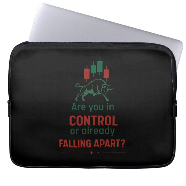 Ben jij de baas? – Handelsdiscipline Laptop Sleeve (Voorkant)