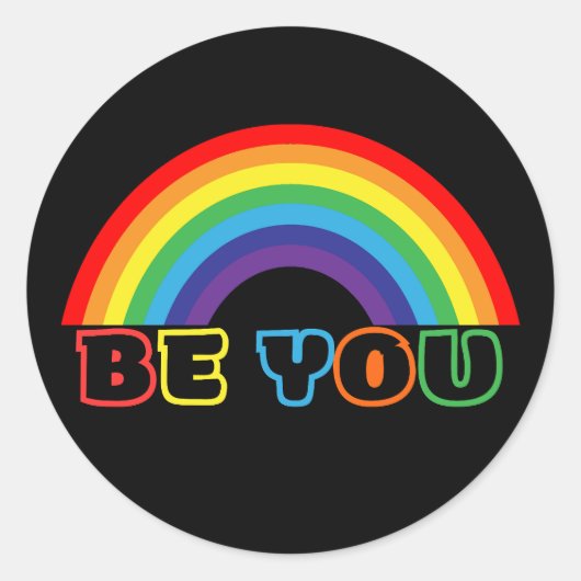 Ben jij de Klassieke Ronde Sticker (Voorkant)